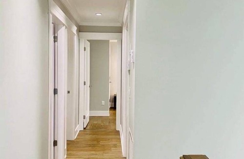 Queensborough House | Master bedroom with private bathroom in New home