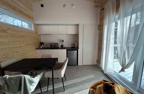 Notre-Dame-Auxiliatrice-de-Buckland Ski Chalet | Micro-Cabine in the Mountains | Solstice 5