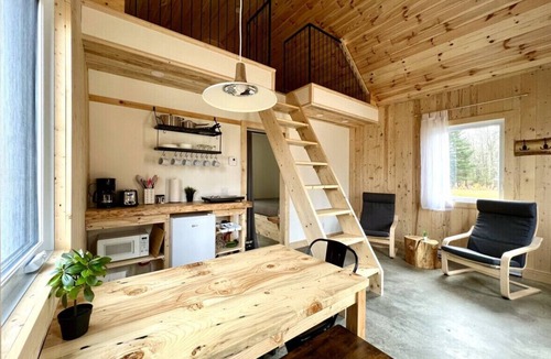 Saint-Gabriel-de-Valcartier Ski Chalet | Mini cottage # 6 by the river banks