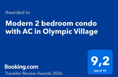 Mount Pleasant Apartment | Modern 2 bedroom condo with AC in Olympic Village