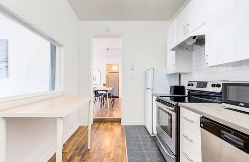 Plateau Mont Royal Apartment | Mont-Royal Avenue · Walk to Saint-Laurent & Cafés