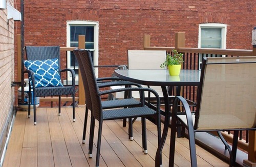 Plateau Mont Royal Apartment | MTLVR #04 | Urban Oasis, Sleeps 6, terrace