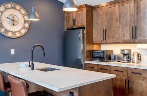 Fernie Apartment | New Studio/Fireplace/King Bed/Fabulous Views