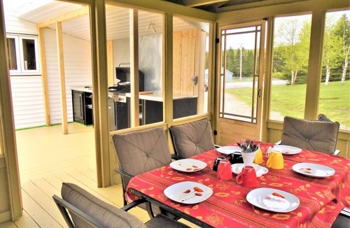 Saint-Paul-de-Montminy Ski Chalet | Oasis Du Massif - Spa, BBQ, fireplace and nature