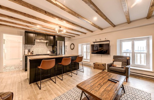 Old Quebec Apartment | Old Quebec Penthouse | River Views & Balcony