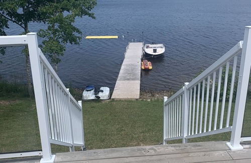 Boylston Cottage | Open and relaxing lake house, with hot tub and and firetable.