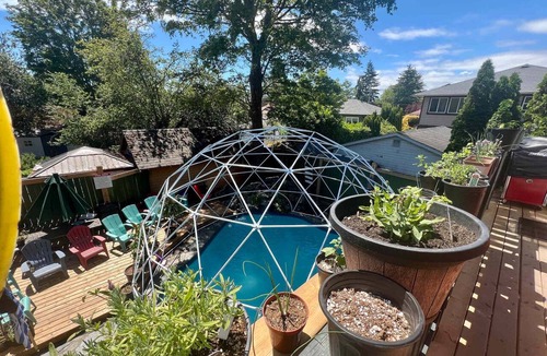 Saanich East Apartment | Quaint Attic Suite w/Heated Pool (Year-Round)