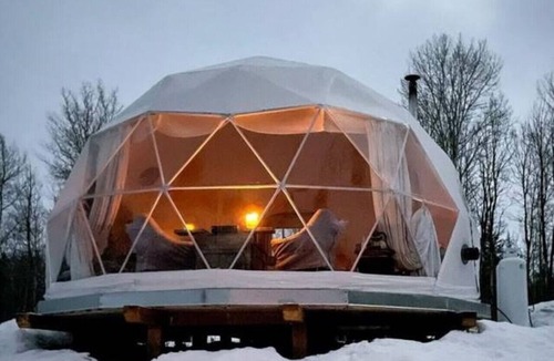 Central Alberta House | Refuge Bay's Ignis Dome - Luxury Off Grid Escape
