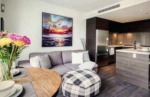 District of North Vancouver Apartment | Resort Style Living apartment with mountain view, pool, gym and more!