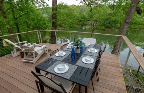 Arnold House | Riverfront home with multiple decks, central AC, washerdryer - two dogs OK