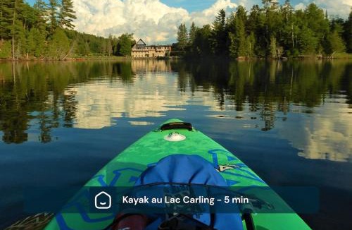 Pine Hill Ski Chalet | Roitelet Private Hot Tub Luxury Escape, Pool table , Golf & Lake