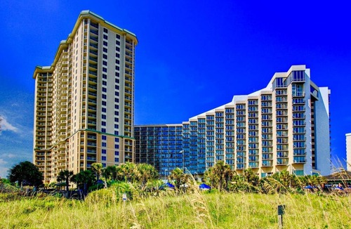 Arcadian Shores Condo | Royale Palms 1504 Elegant Oceanview w/Pool & Beach