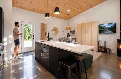 Notre-Dame-de-la-Merci Ski Chalet | Saint-Donat | Sauna, Spa