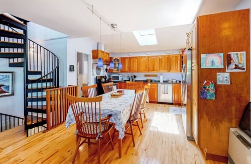 Phippsburg House | Secluded waterfront home with firepit, gas grill, kayaks, dock, balcony, & patio
