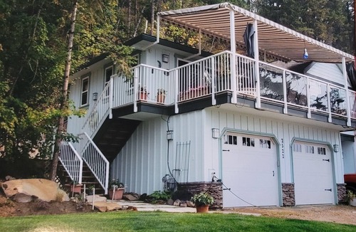 Blind Bay House | Semi-Waterfront Retreat w/beach & dock access & buoy, west view, pet friendly
