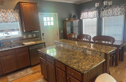 Shallotte House | Shallotte Riverfront Two-Bedroom Home w/Private Dock Minutes from Area Beaches