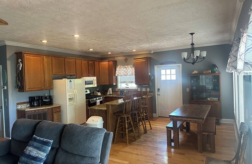 Shallotte House | Shallotte Riverfront Two-Bedroom Home w/Private Dock Minutes from Area Beaches