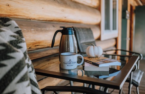 Red Deer River Crossing Cabin | Spruce Cabin: Relax in the Mountains | Sleeps 4