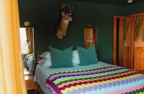 Calgary House | The 1951 at Farm Two53 | Saltwater Pool, Wood-Fired Hot Tub & Sauna, Sleeps 14