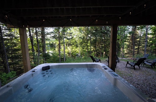 Pine Hill Ski Chalet | The 22 | Lakefront Cabin - Hot Tub, High-Speed Wifi, Work Friendly, Nature