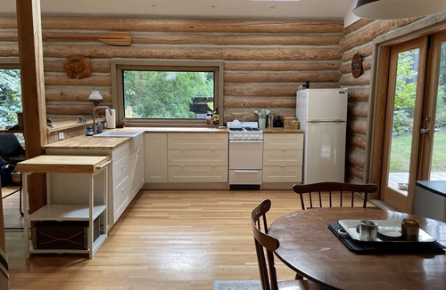 Savary Island Cabin | The Black Log Cabin