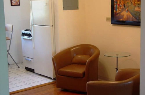 South Pointe Apartment | This comfortable Studio setup features 2 queen beds, fast WiFi, and the rare perk of FREE parking. A great home base for enjoying Miami, plus stay in the heart of South Beach’s coveted SoFi neighborhood—a short walk to the sand.