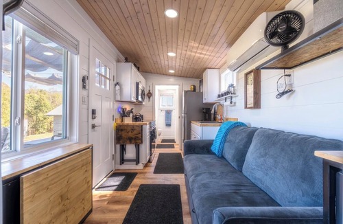 Hayesville House | Tiny Tin Haven Mountain Views + Private Deck