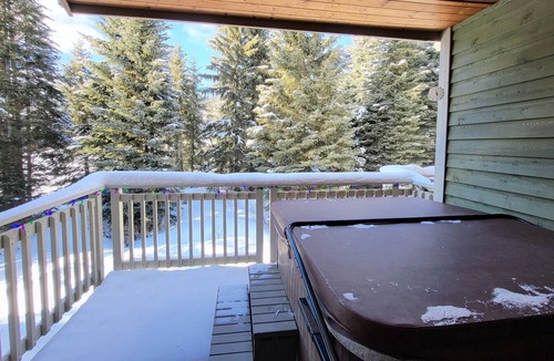 Sun Peaks Condo | Upper level entry - 2 bedroom condo with easy access to ski trails and private hot tub
