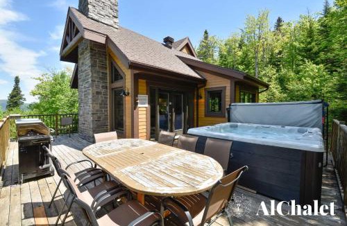 Petite-Riviere-Saint-Francois Ski Chalet | Villa Alpine - Alpin en Foret - Spa