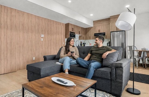 Airdrie Apartment | Waterfront 1BR Suite | Private & Modern | Queen Bed