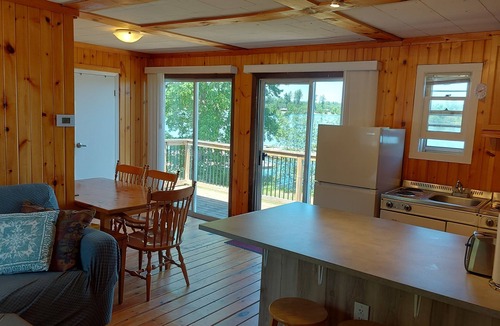 Combermere Condo | Waterfront Cottage Suite, 2 Bdrm 2 Bath, Beach, Firepit, Dock, Deck BBQ Sleeps 6