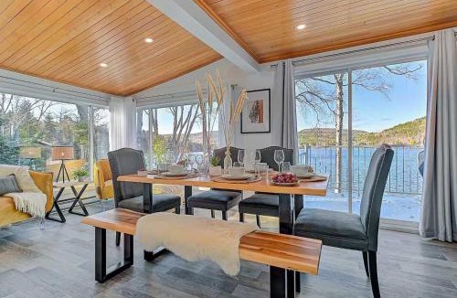 Saint-Damien Ski Chalet | Waterfront with Spa and Lake Access