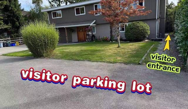 10min to Ferry.30 mins to airport. Family sized separate entrance.Pets-friendly.