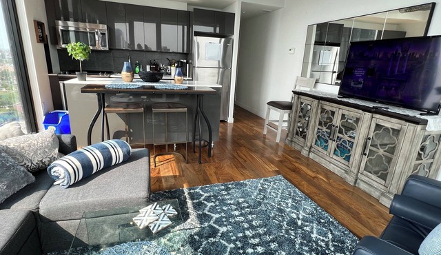 18th floor 2 bed 2 bath overlooking downtown