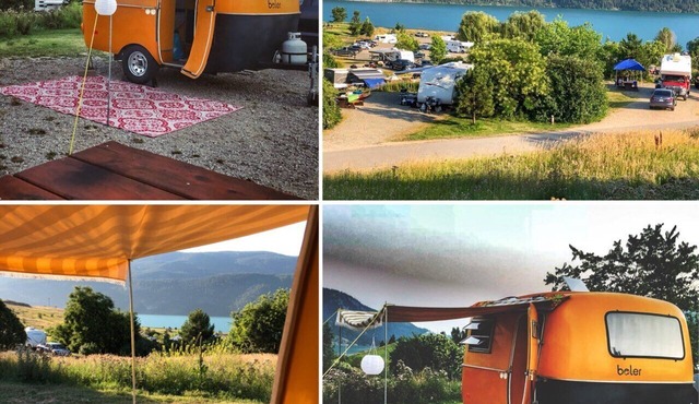 1974 13 Ft Boler Vintage Travel Trailer