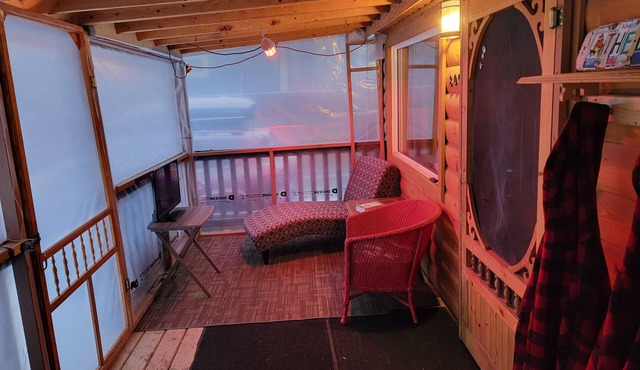 A cozy downtown war-era house with a cabin-like feel. Pet friendly!