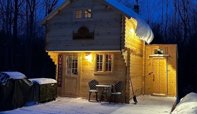 Anastasia’s Domain 4, Farm stay, off grid cabin in a beautiful forest!
