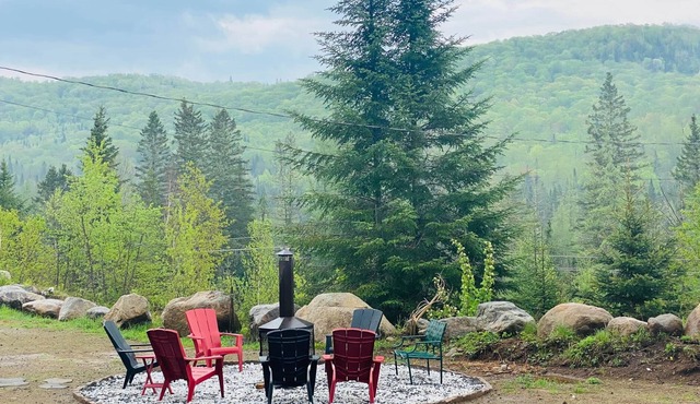 Artemis Log Cabin with Spa & Mountain View