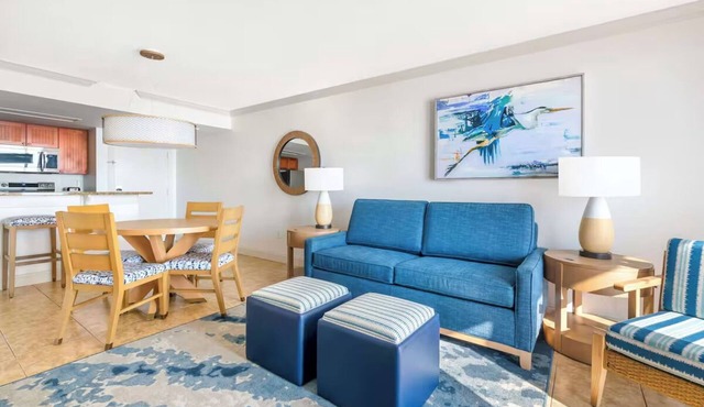 Beachfront 2BR Escape Near Daytona Speedway, Pool & Hot Tub Relaxation