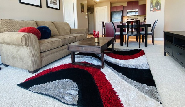 Beautifully Furnished 2B/2B Condo by Train St. 5min to Downtown