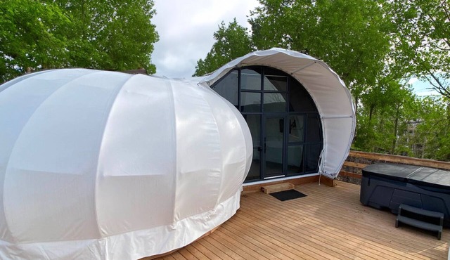 Bel Air Tremblant SNAIL DÔME : 1 LIT KING, JACUZZI, SAUNA