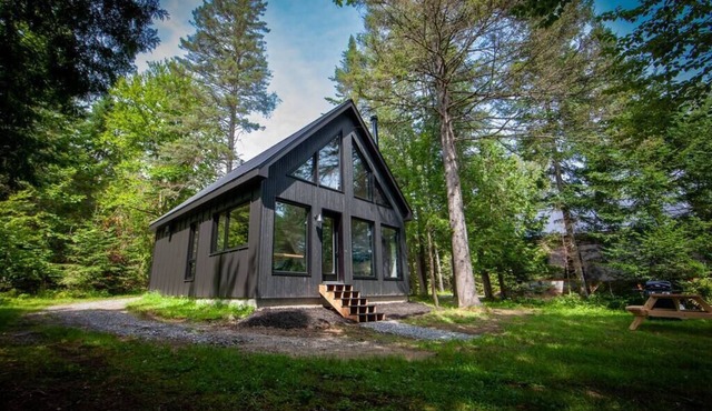 Caban moderne, au bord du lac noir !