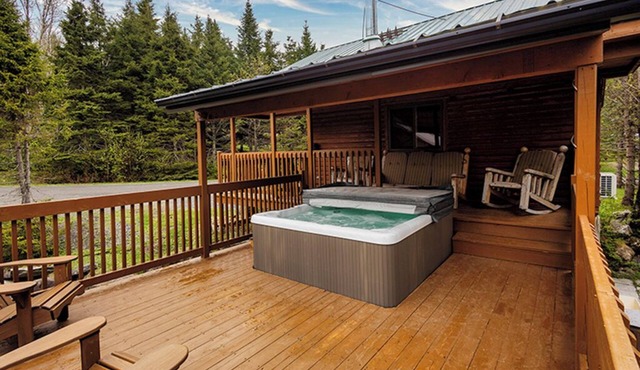 Chalet au TOIT VERT/Private spa 4p