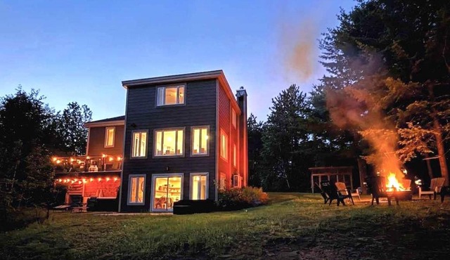 Chalet Espace Boréal : spa, plage, billard