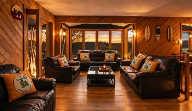 Chalet Zenatura | Spa, rivière, nature et jusqu'à 16 personnes