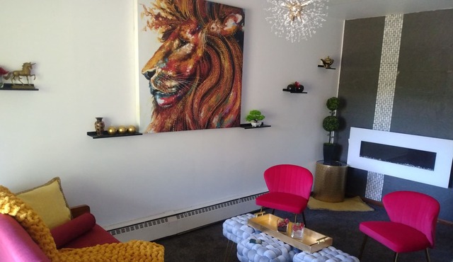 Comfortable vibrant condo. 15 minutes to Chicago