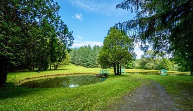 Cozy ancestral home, 27 acres, 2 ponds, wood stove