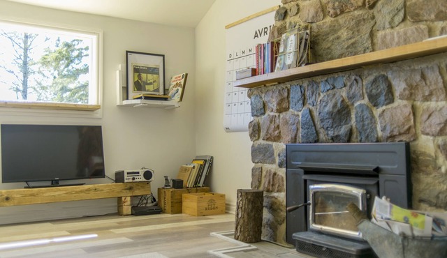 Cozy chalet on the hill in cross-country skiing paradise