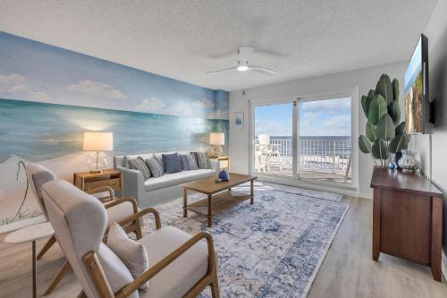 Direct oceanfront Ormond Beach 2/2 with private balcony, heated pool and garage