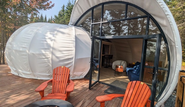 Domes, Luxury glamping